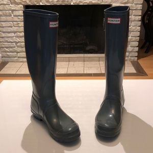 Women’s Original Tall Gloss Rain Boots-Dark Slate